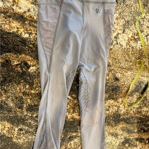 Kids Gray Riding Pants